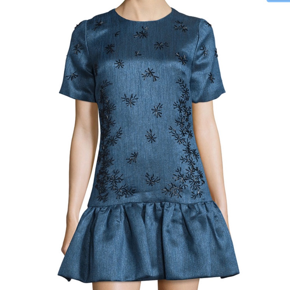 Cynthia Rowley Flounce-Hem Dress